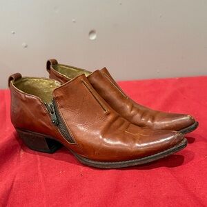 Frye Women’s Brown Leather Ankle Boots